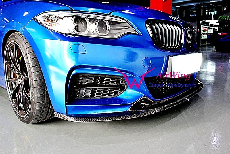 BMW F22 M-TECH Exotics style carbon front lip 02